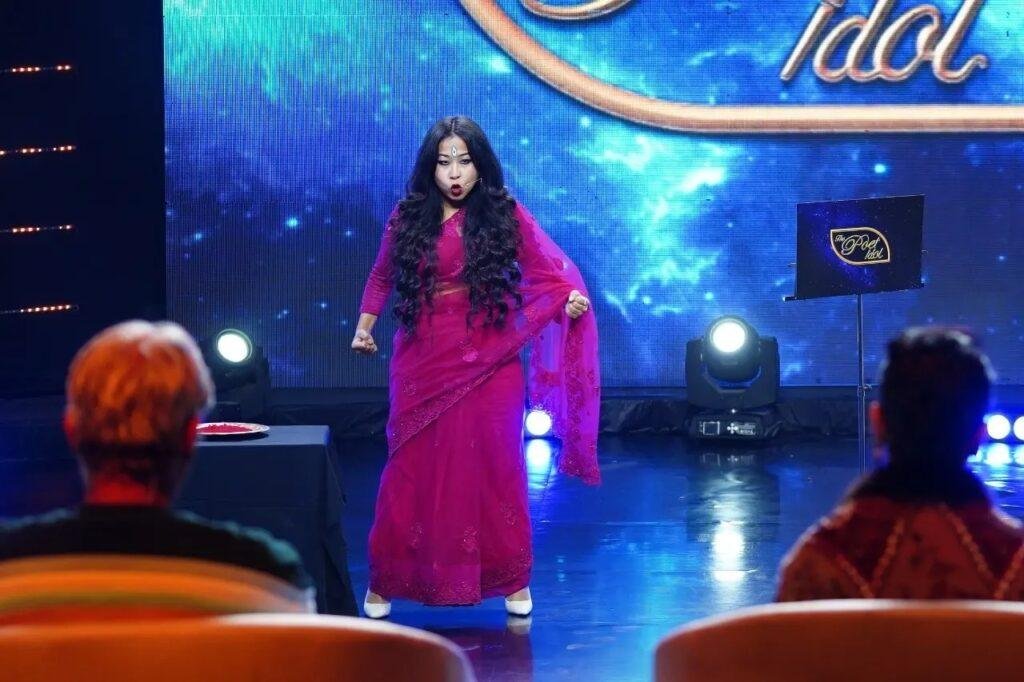 Neelam Gurung in the Poet Idol
