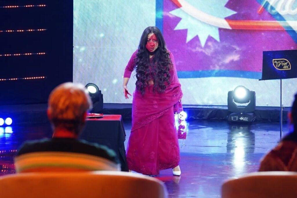 Neelam Gurung in the Poet Idol